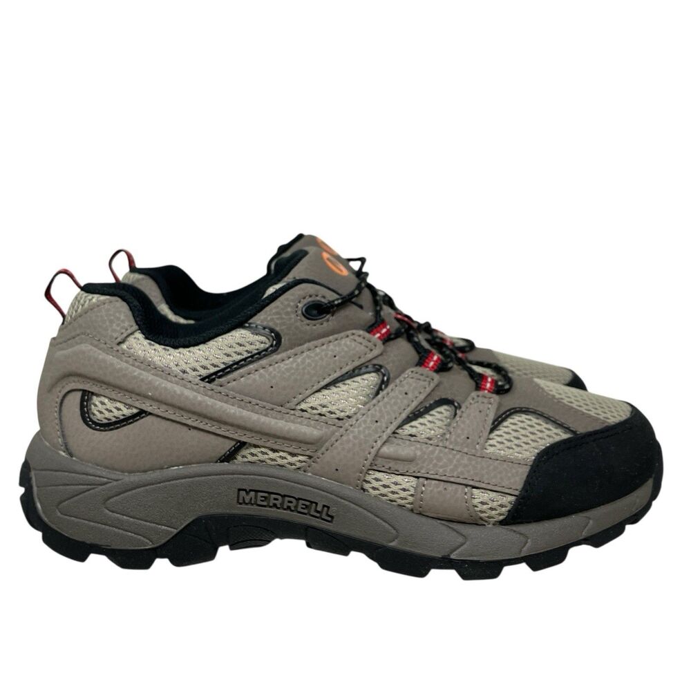 Merrell Hiking Boots Mens 7 Gray Moab 2 Low‎ Cut Trail Outdoor Lace Up MK261205